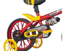 Bicicleta Infantil  Motor X PU Aro 12 Passeio Vermelha/Amarela