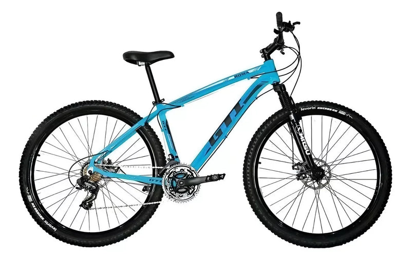 Bicicleta Aro 29 Gti Roma  Azul Piscina